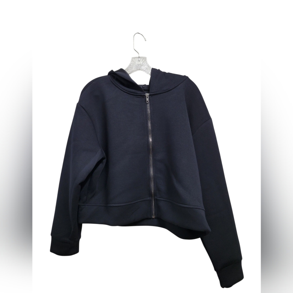 A New Day Womens Crop Zip-Up Hoodie XLarge Nwt